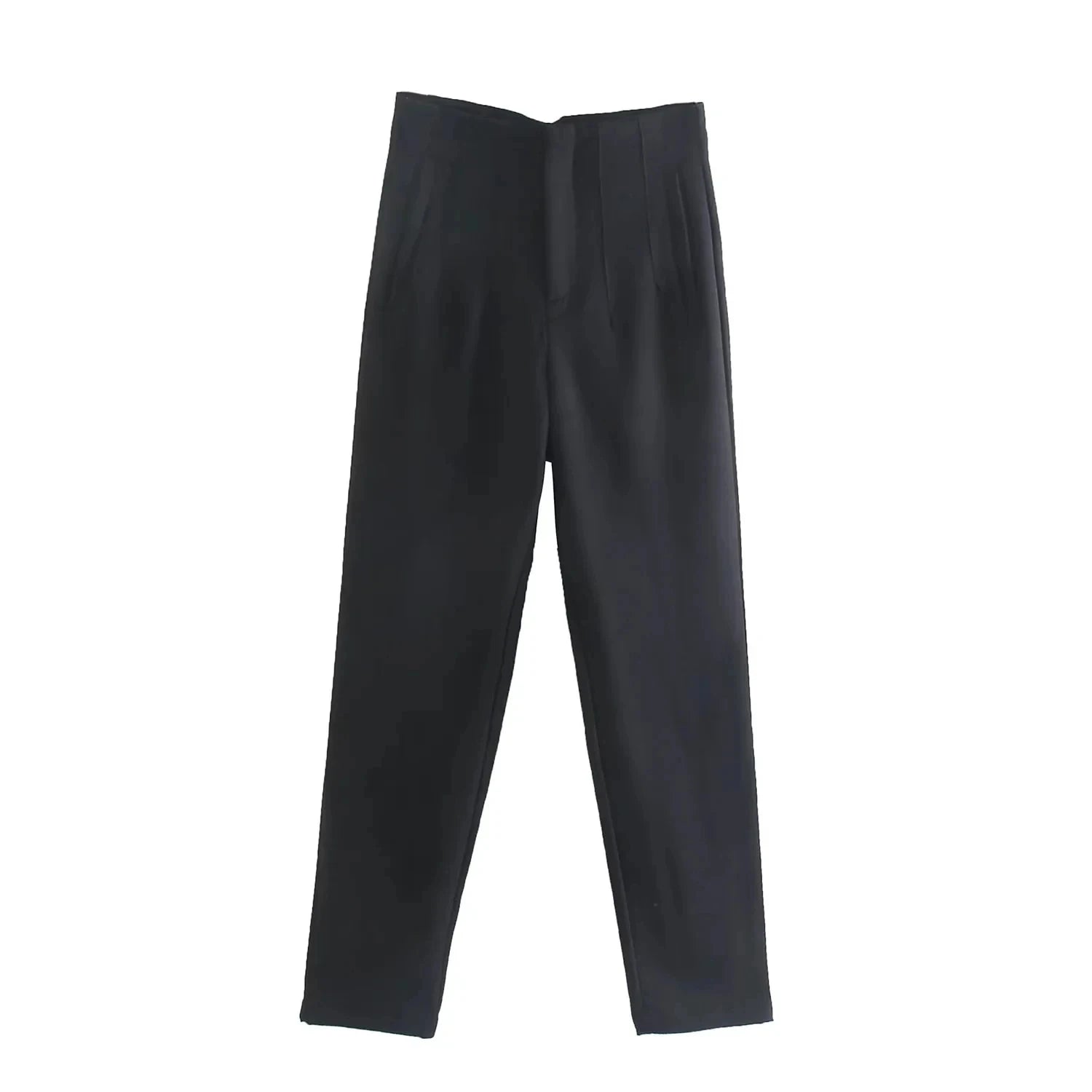 2024 Woman Solid Trouser High Waist Slim Zipper Fly Long Pants Female Wild Commute Office Lady Woman Pencil Pant Street